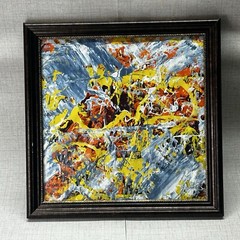 Stephen A. Peters Painting In Frame 12 X 12 Autumn Breeze