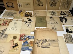AGNES DUNHAM COLLECTION HOLDEN SILENT FILM STAR HISTORIC LANDSCAPE 1930 DRAWINGS