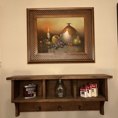 Vintage Framed Oil Painting 23 Inches Wide And 19 Inches Tall