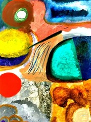 ART GEOMETRIC, Colorful, Vibrant, Abstract, Linear Design, FREE SHIPPING