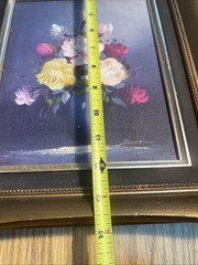 L. Ruggeri 20th Century Oil On Gilded Canvas (13×15 Frame)