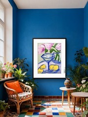 Gerard 14×11 in-Abstract Expressionist Original Acrylic Canvas Art Cocktails