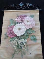 EXQUISITE Artist Signed Morris 1998 Floral Tapestry 18″x25″ Oil Painting
