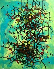 Original acrylic art painting – Fusion : Uniqueness that blends