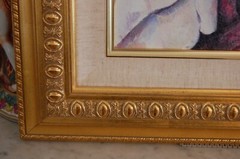 FRAMED PAUL CEZANNE TEXTURED ART PRINT „STILL LIFE WITH APPLES AND ORANGES 1899“
