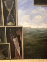 Surreal Sexy. Landscape 1997 Carlos Ariel Cuba. Cuban Art Arte Painting Latina