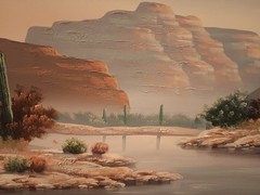 Huge! Lee Reynolds Panoramic Desert Southwestern 31 X 60 Signed Giclee Print
