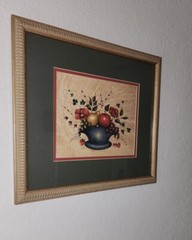 Fruit Bowl 1 &2. 13″×15″ Paintings by B. Palmer