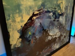 Original Deep Modern Contemporary Abstract Piece