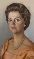 Aaron Abraham Shikler, Brooklyn, New York, 1922-2015, “Beauty In Pearls,” 26×20”
