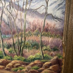 Original Oil Painting “Evening Glow” On Canvas Margaret Winter Signed 179-82 LG