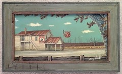 South Carolina LARRY ARNOLD „Grow’n up Country” Original Painting Tobacco Texaco