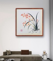 Chinese painting of orchids