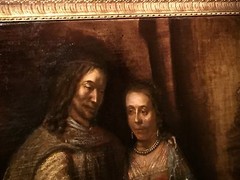 Vintage Kunst Original Ölgemälde Dänhardt Judenbraut Rembrandt Reproduktion