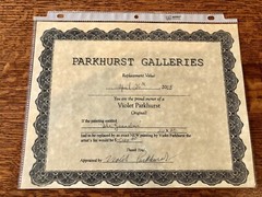 Violet Parkhurst Original. “The Guardian”. With COA. Only One In Existence.