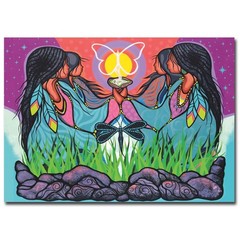 Grandmothers and Grandfathers by Traverse Gallery-Wrap Canvas Art (24 x 36 in)