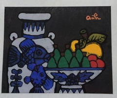 Viet Anh Vietnamese still life graphic painting art in heart