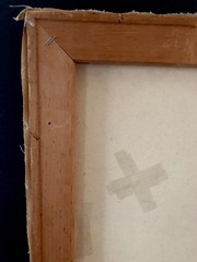 Vintage Painting On Canvas Of A Bareback Woman