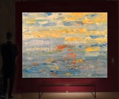 Seascape Mark Little Professional Painting 81” X 62”(6ft 9in)Abstract Modern XL