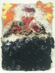 1990’s ABSTRACT LANDSCAPE „FALL MIST“ W/C L SALANDER Sd Infamous Artist/Dealer