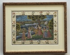 Radha Krishna Painting Art For Home Decor Wall Hanging Fine Art 15 X 12 Inch