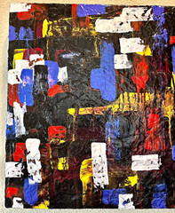Juan Cervantes Artist like Jackson Pollock Abstract Expressionism Painting