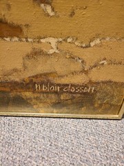 Nanci Blair Closson Signed Stretched Canvas Framed Art 30 x 24 Unique Original