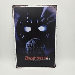 Friday the 13th 8×12 Metal Movie Poster Sign Jason Voorhees Horror