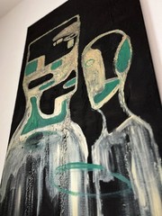 Modernist Geometric Abstraction Wall Art Contemporary Figurative Painting