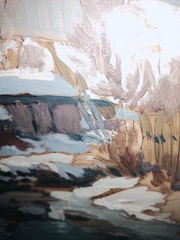 Winter Landscape Oilg. Signed by Frantisek DANEK-SEDLACEK (1892-1974)