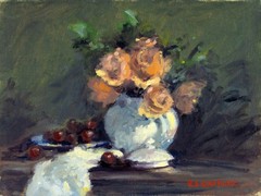 Robert Waltsak (NJ,b 1944) oil painting 125980