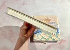 Rubber Sleeve Note Book Oil Painting 14×14 cm Square Landscape Set Stationery