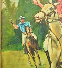 Polo Match c1950s Acrylic on Canvas by Larry Golden