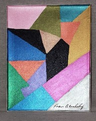 Hand Painted Acrylic Abstract Art by Fran Bernholz – (1) 8×10