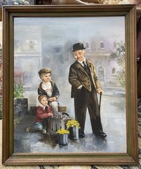 Original Framed Oil Painting On Board By Dianne Dengel