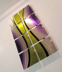 Modern Abstract Metal Wall Art Painting Sculpture Decor
