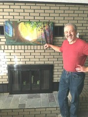 PAINTING ORIGINAL Steven Graff’s „Colorful Entrance“ 16×20 acrylic/canvas Signed