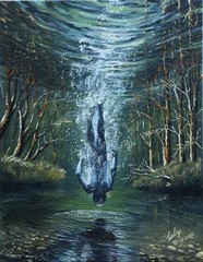 Lo mas Profundo Puede Ser La Superficie De Un Hombre ( Pintura Al Óleo)