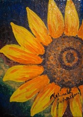 „The Summer Sentinel“ Acrylic Painting on 5″x7″ canvas