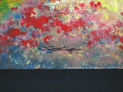 ORIGINAL STEVEN GRAFF „Redbud“16×20 stretched canvas/acrylic Signed/Catalogued