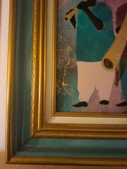 artist june marie african musicians beautifully Framed Signed COA