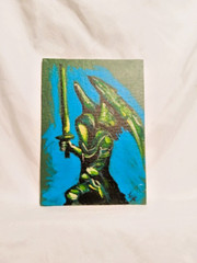 Miniature Fine Art Study • Acrylic on canvas • Signed Original