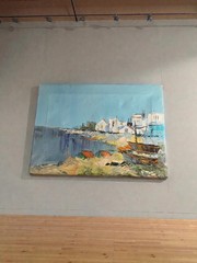 oil paintings on canvas Mid-century Impressionist Signed K.WARD 15.5×12 Inch