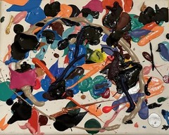 PJH STUDIOS – Jackson Pollock Style – Painting #6 Of My Series. Acrylic Painting