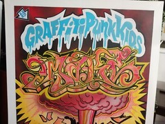 Adam Bomb Painting – Garbage pail kids Fan Art – 24 X 36 Inches By Artist MAKE$
