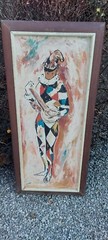 Mid Century Pair 1950s Carlo of Hollywood Clowns 🤡