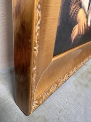 19×24 Mona Lisa by Leonardo Da Vinci with A Cat Canvas With Certificates New