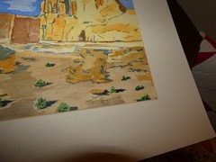 Moab Utah Original Watercolor Signed Doug Sorrell