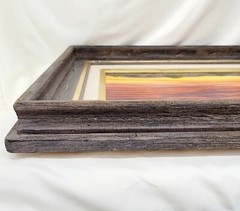 2009 Signed/Framed „Sunset“ Oil Painting by Martin Pavletich/Orange Red/Yellow