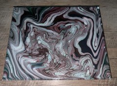 Acrylic Paint Pour Abstract Art on Canvas 8×10 Original